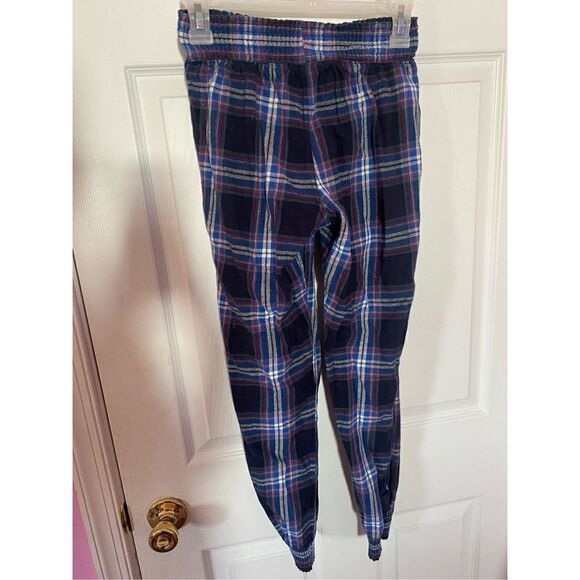 Garage Blue Plaid Pajama Pants - Picture 3 of 4